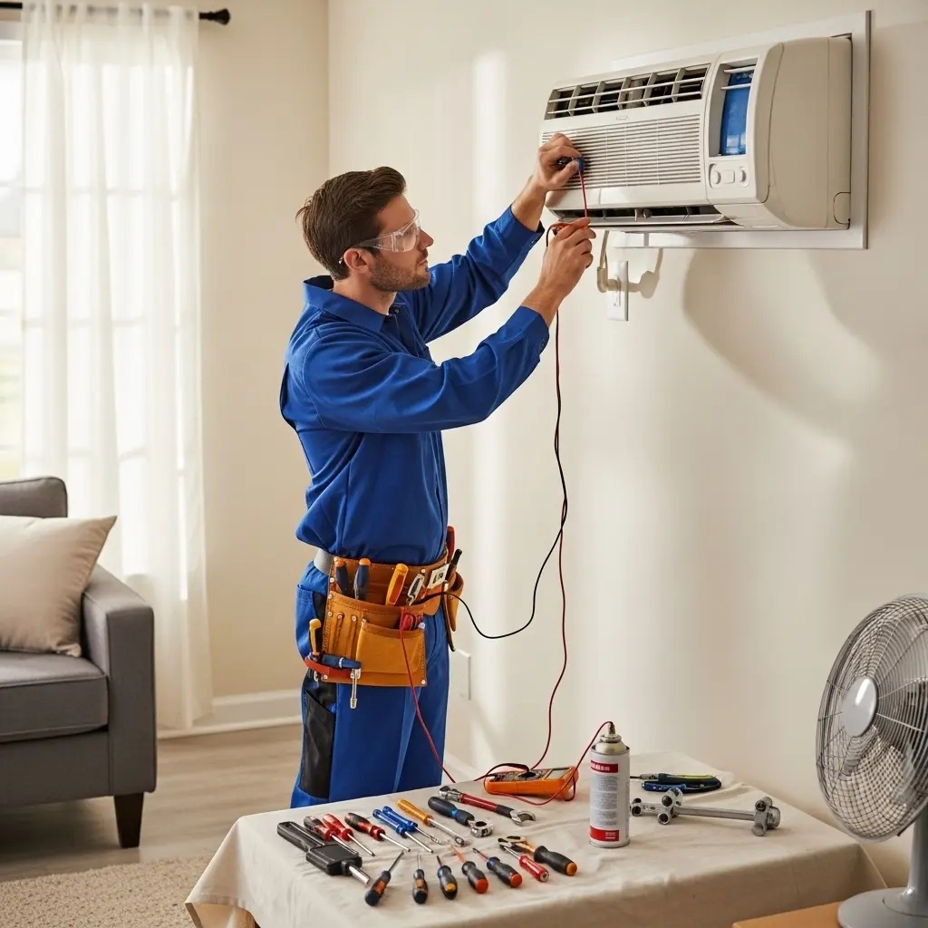 Keçiören Electrolux Electrolux klima gaz dolumu ve bakım – Enerji verimliliği artırıldı. - Teknik servis örneği